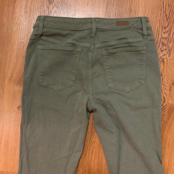 Dark green jeans with cuff - Picture 4 of 4
